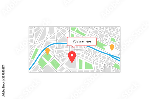 you are here city map