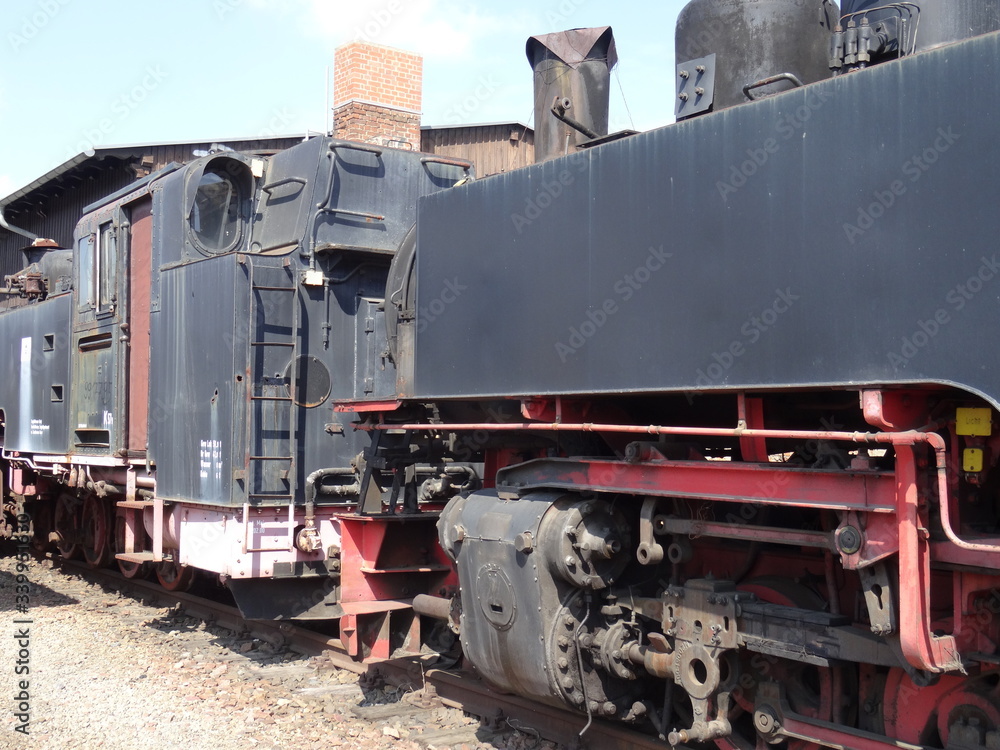 Naklejka premium historische Dampflok