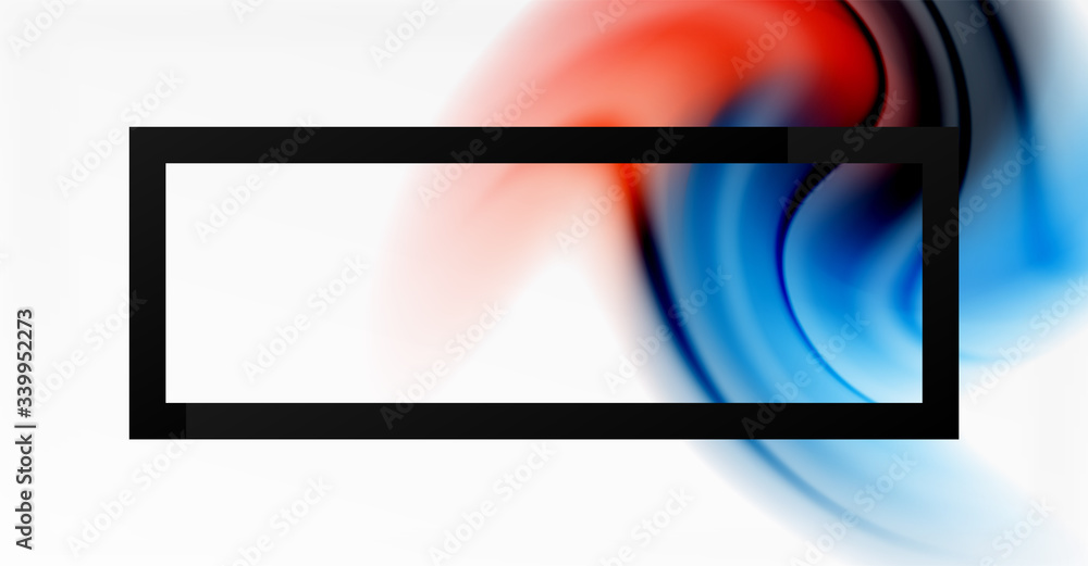 Abstract background, fluid mixing gradient liquid style colors composition. Vector Illustration For Wallpaper, Banner, Background, Card, Book Illustration, landing page