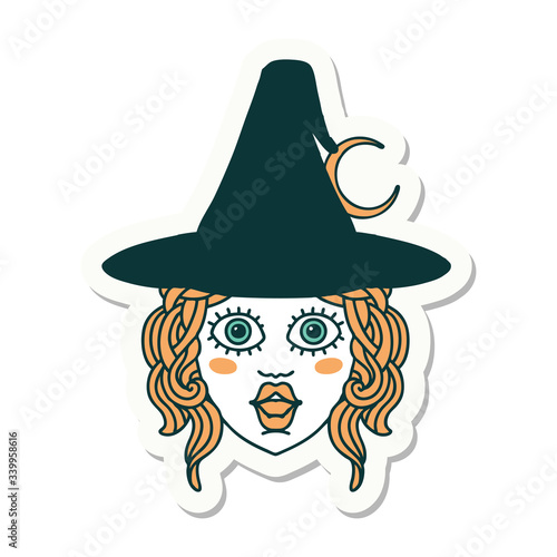 human mage character sticker