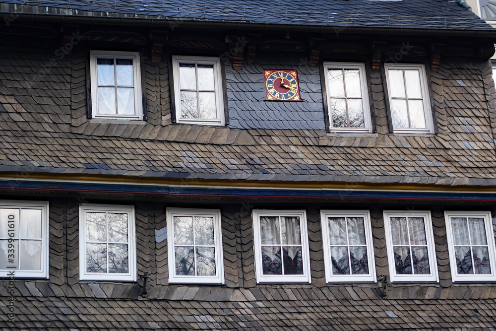 Goslar Fenster Fachwerkhaus