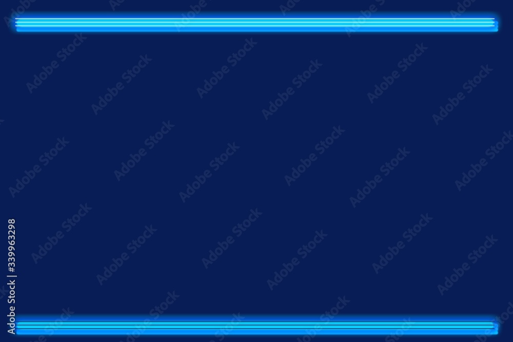 Blue background with neon horizontal lines. Blue background with neon horizontal lines.