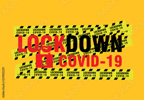 Lockdown City Covid-19 Corona Virus Background Template