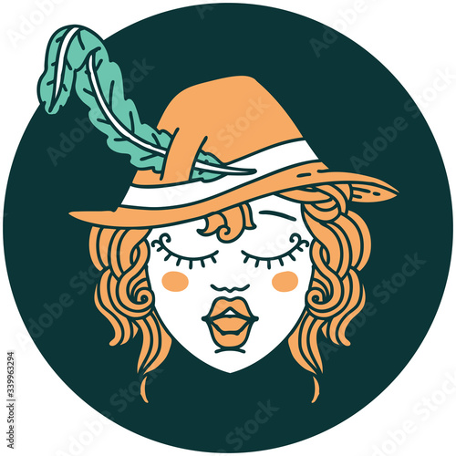 human bard character icon
