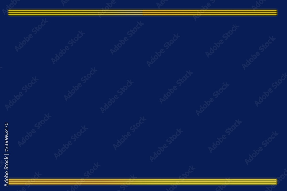 Obraz premium Line art banner on black backdrop. Abstract concept graphic element.