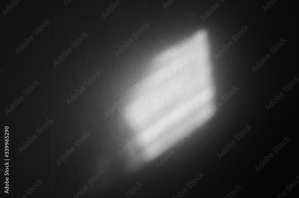 Naklejka premium spotlight on the wall