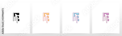 Abstract Building On Letter Logo Design E