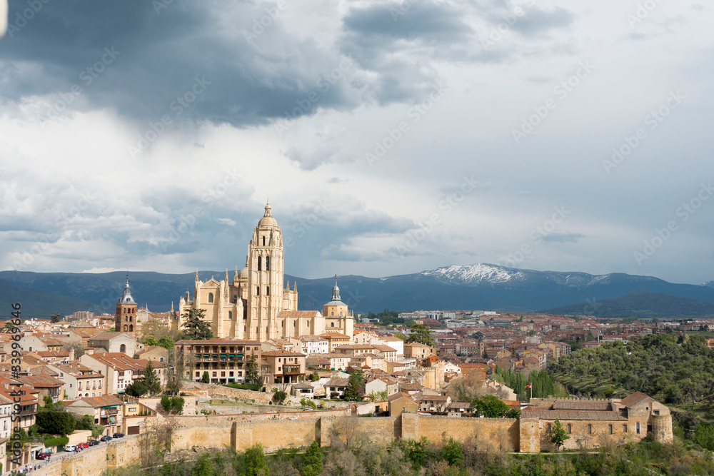 Catedral de Santa Maria de Segovia in the historic city of Segovia