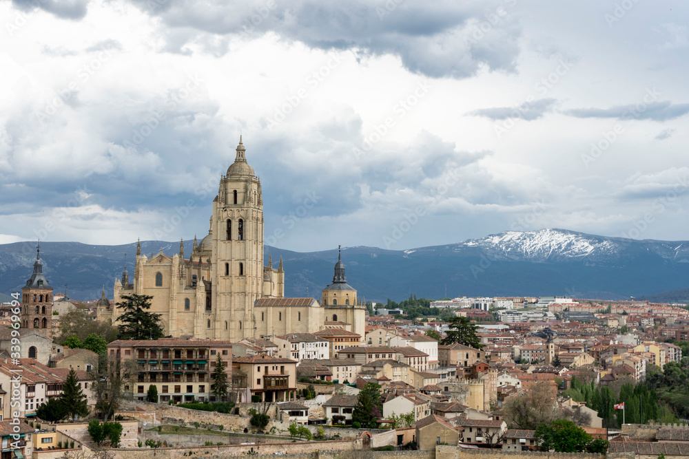 Catedral de Santa Maria de Segovia in the historic city of Segovia
