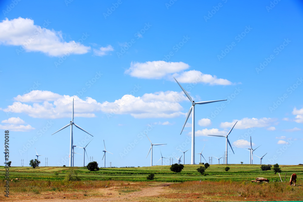 wind turbines