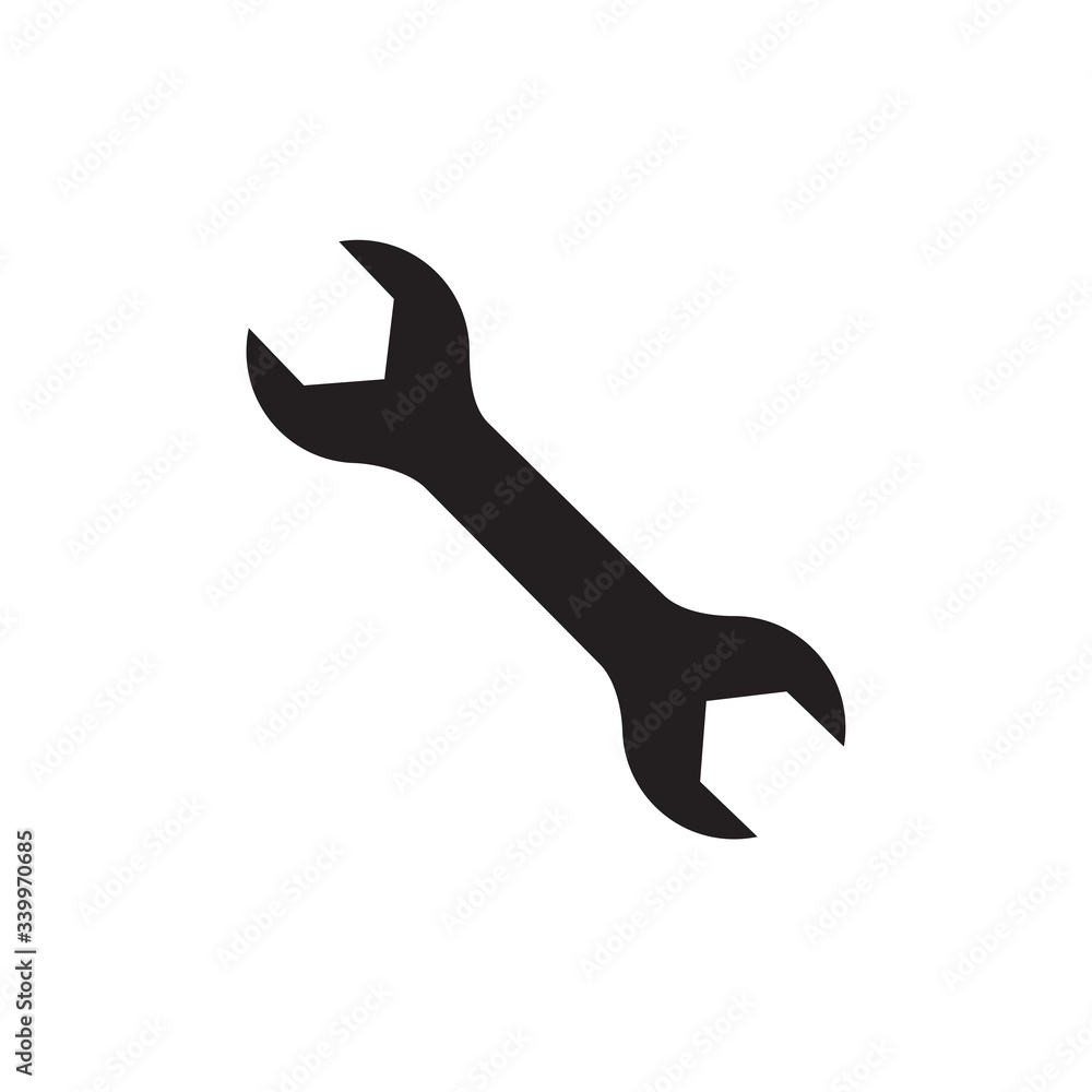 wrench icon vector design template wrench icon vector design template