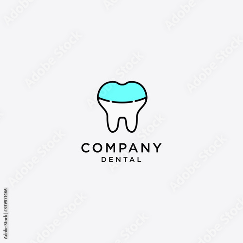 Dental tooth Logo Vector Design Template