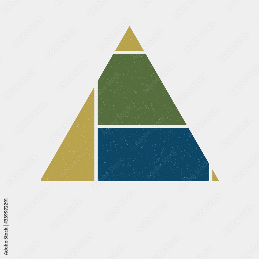 Mondrian style art colorful logo design illustration Mondrian style art colorful logo design illustration