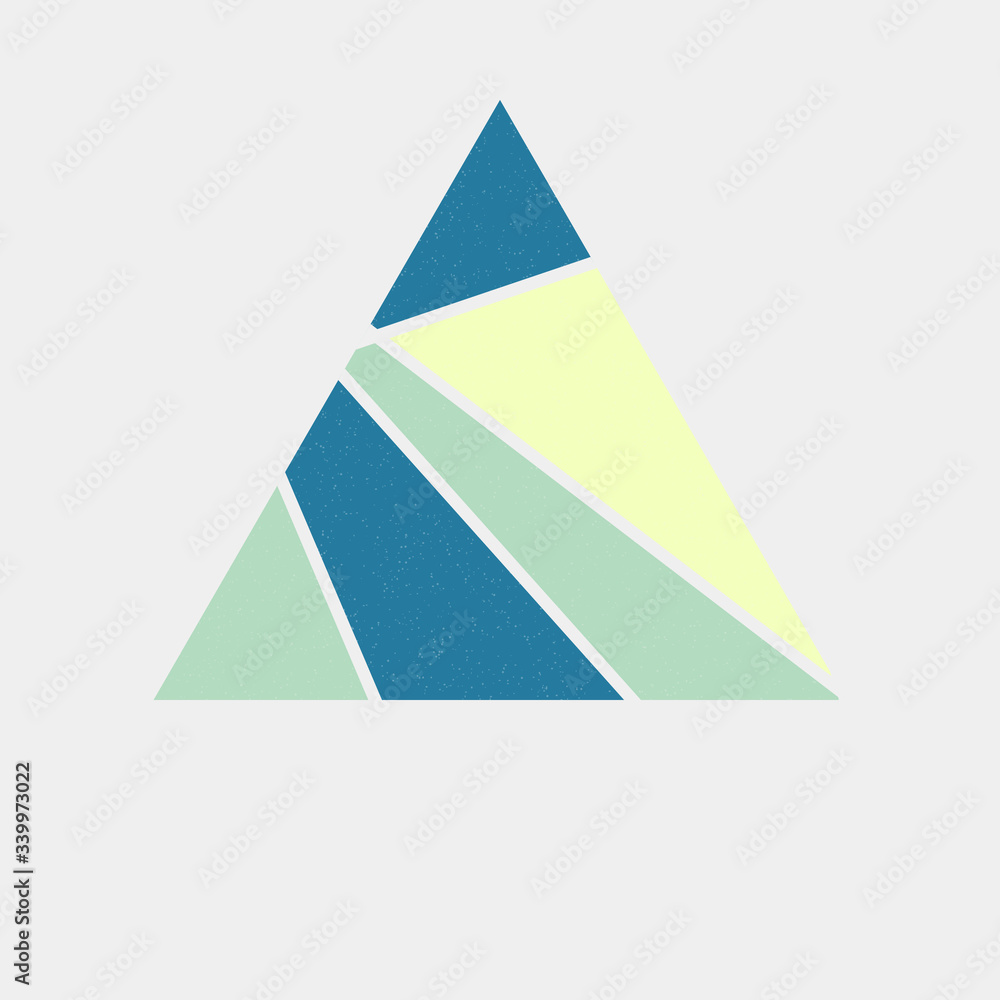 Mondrian style art colorful logo design illustration Mondrian style art colorful logo design illustration
