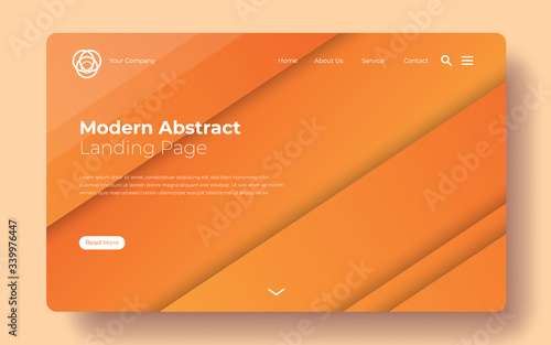 Website template for websites, or apps. minimal modern. Eps 10