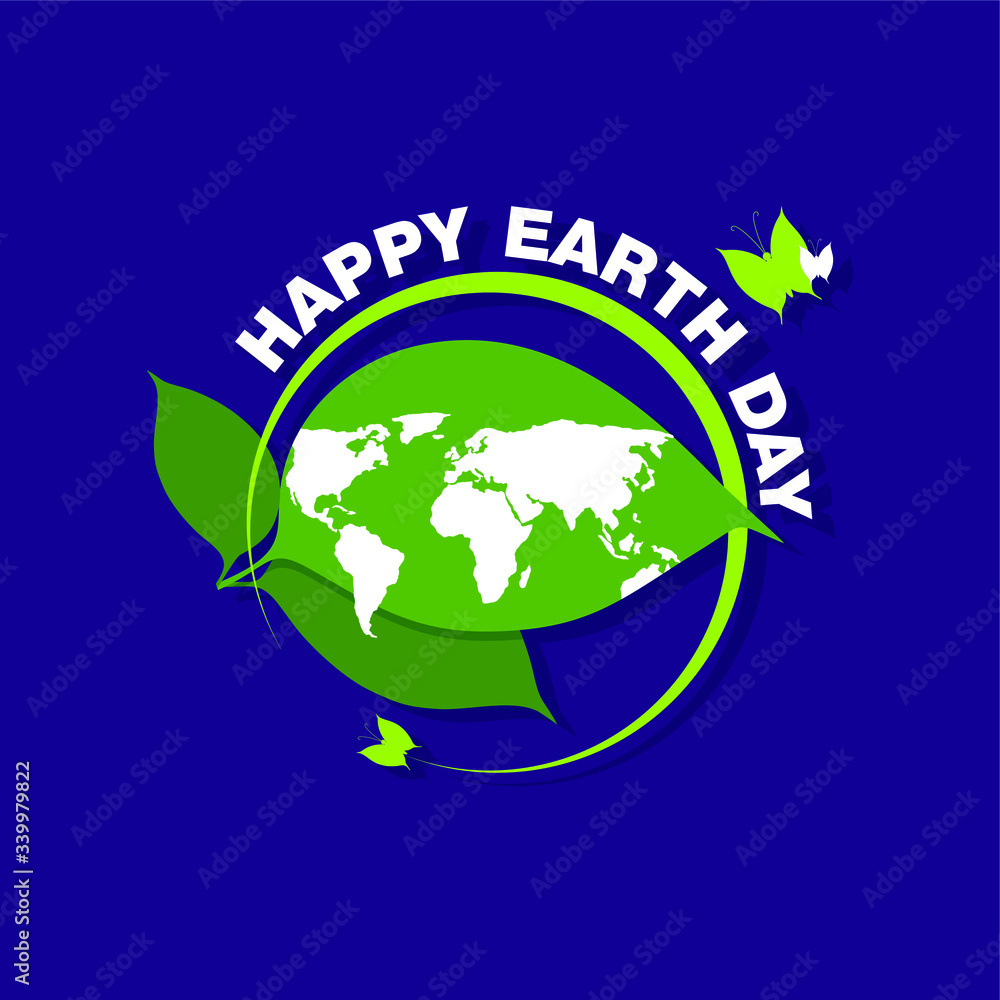 Happy Earth Day Banner - Save The Planet Happy Earth Day Banner - Save The Planet