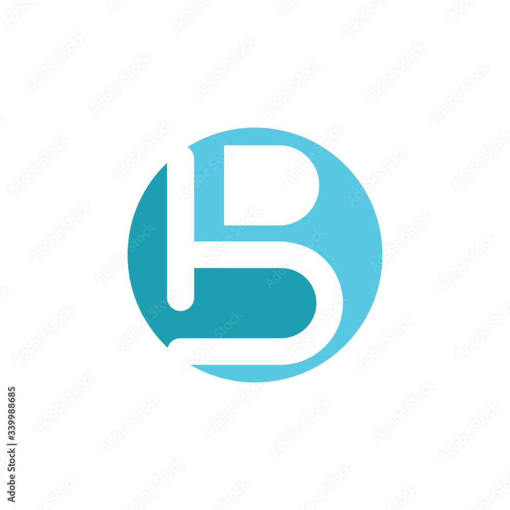 Initial letter B, B Letter Logo Template vector icon illustration Initial letter B, B Letter Logo Template vector icon illustration