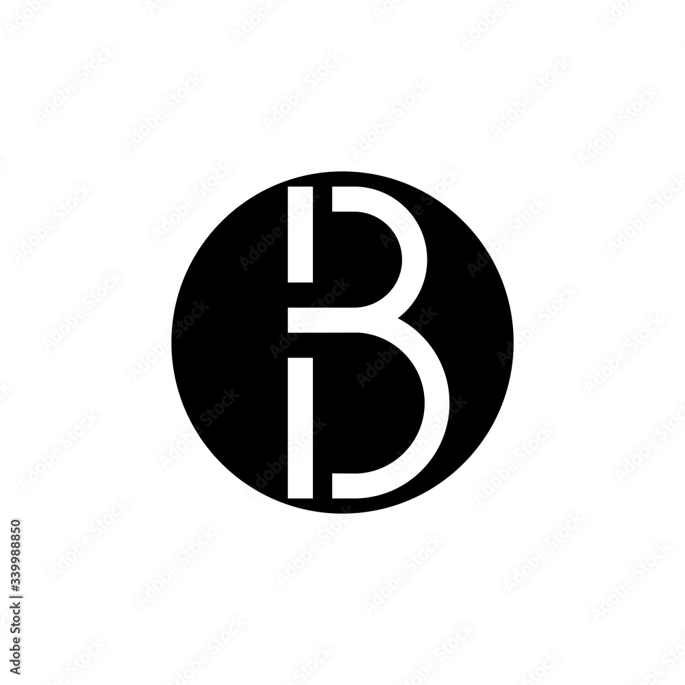 Initial letter B, B Letter Logo Template vector icon illustration Initial letter B, B Letter Logo Template vector icon illustration