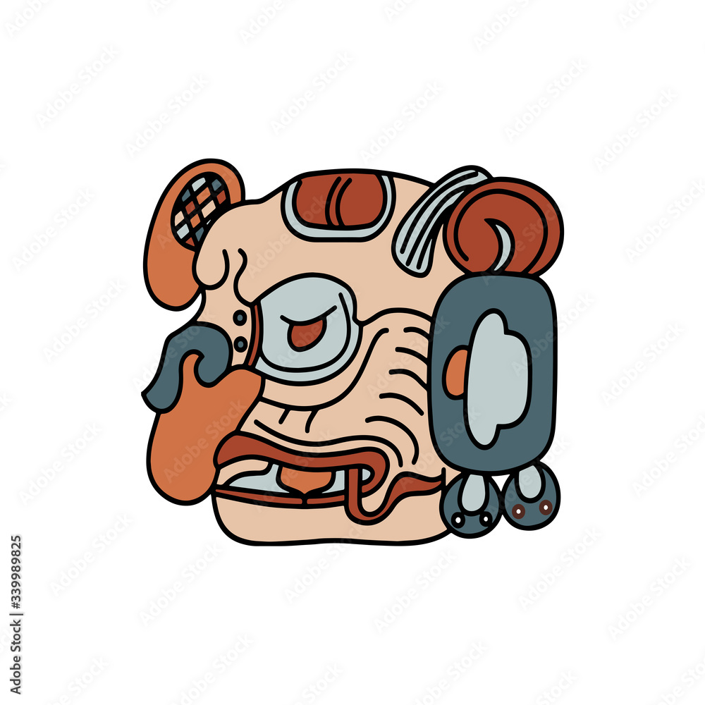 Vector illustration of a stylized image of Native American symbols. For printing on fabric, for poster, for postcards. Vector illustration of a stylized image of Native American symbols. For printing on fabric, for poster, for postcards.