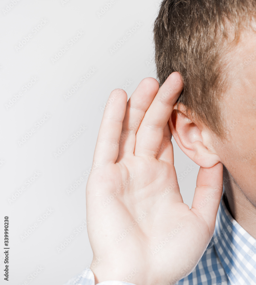 Fototapeta premium ear eavesdrop
