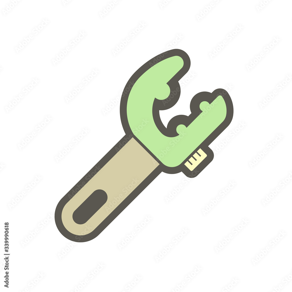 Air conditioner and air compressor parts and tools vector icon design on white background. Air conditioner and air compressor parts and tools vector icon design on white background.