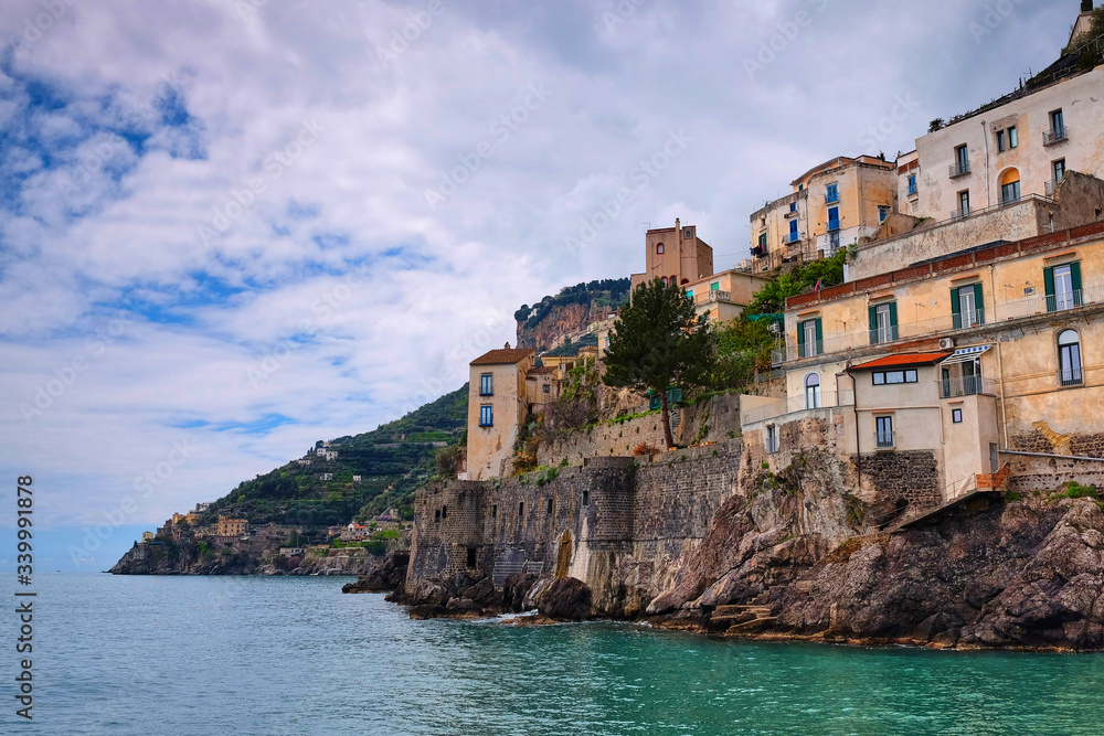 Detail of Amalfi Coast (italy)