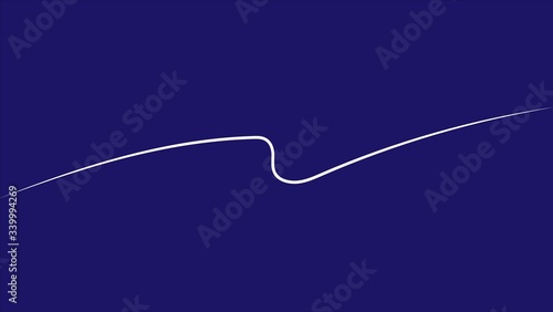 Blue background with white lines