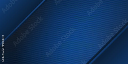 Diagonal geometry blue abstract background. Abstract background with interweaving of dots and lines geometry. 3D rendering. 