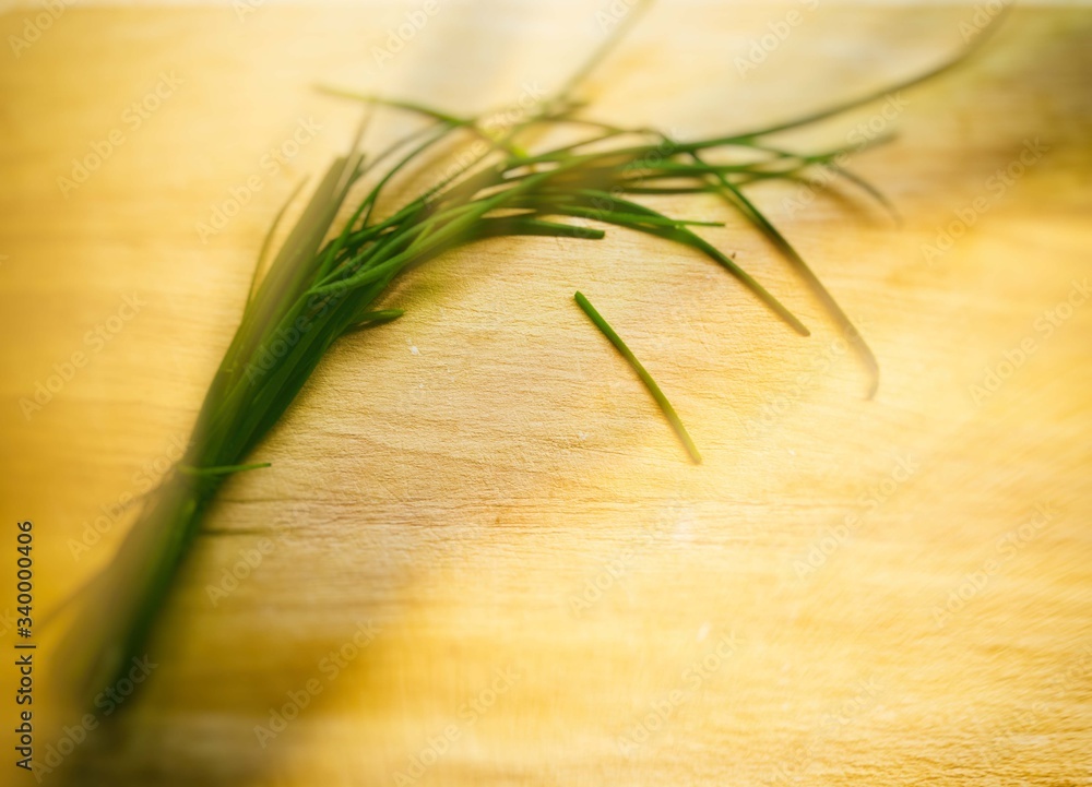 aromatic herbs on cutting board aromatic herbs on cutting board