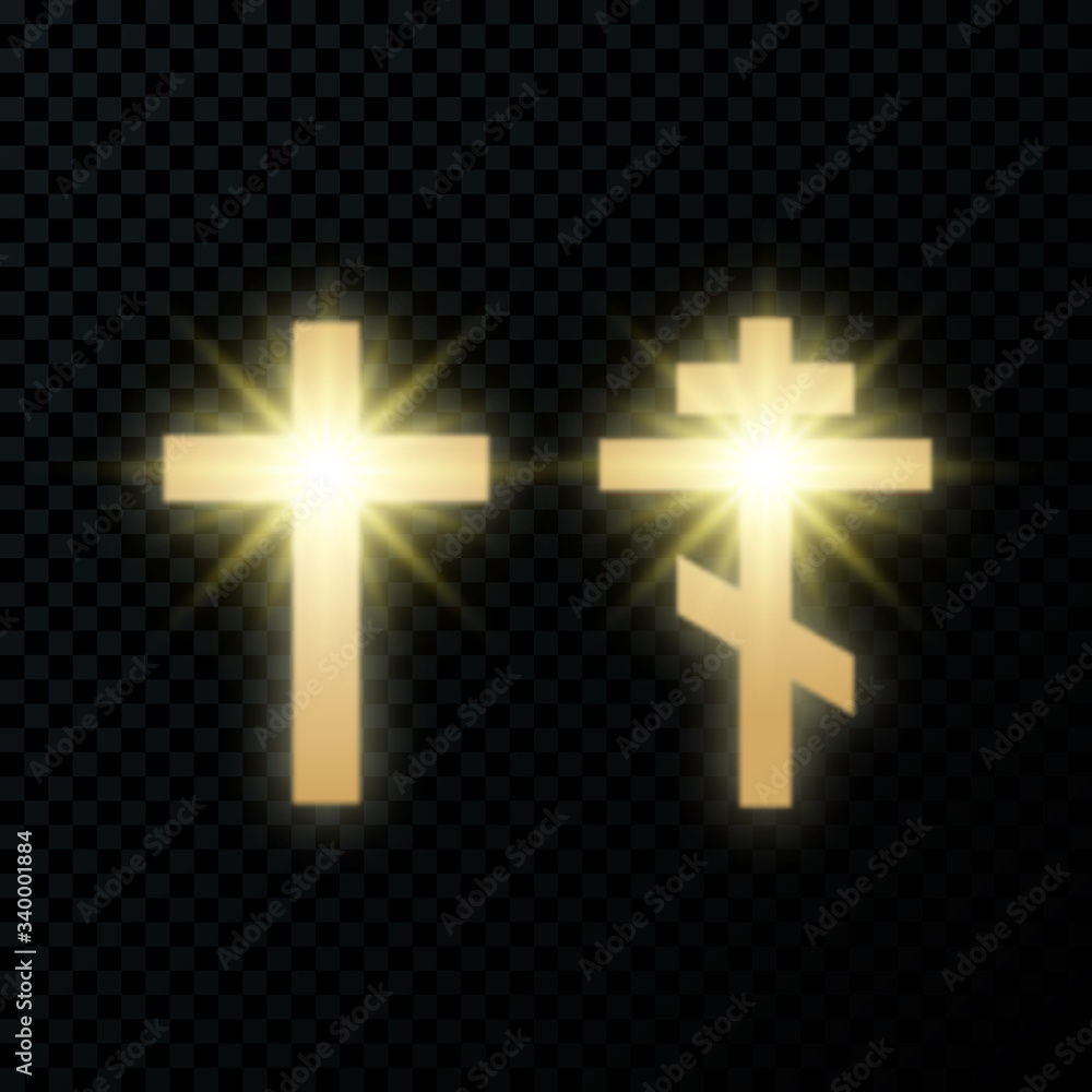 Obraz premium Holy Catholic and Orthodox Cross