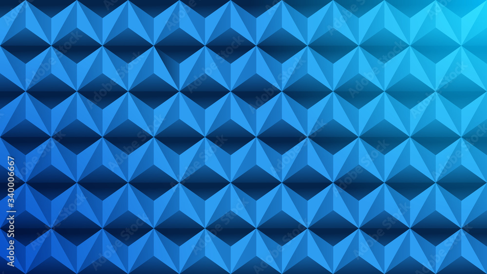 Fototapeta premium Polygon pattern background, modern blue, bright background,