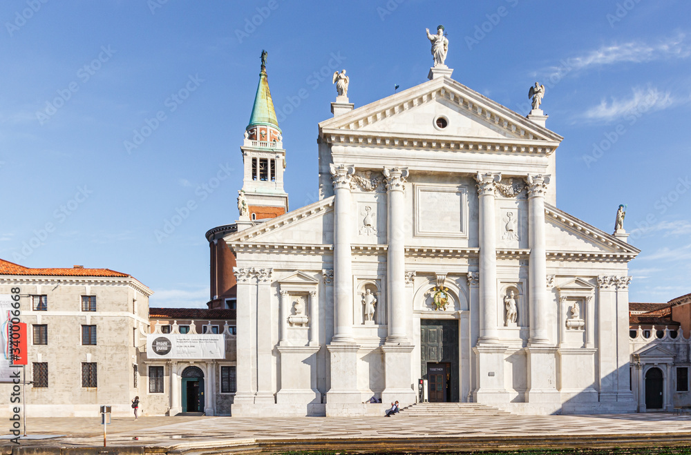 Venice architecture. The Church of San Giorgio Maggiore in Venice, Italy.