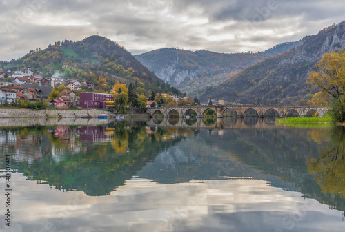 Visegrad, Bosnia & Herzegovina - the Mehmed Paša Sokolovic Bridge is one of the main landmarks in the country, and Visegrad one of the pearls of the Balkans