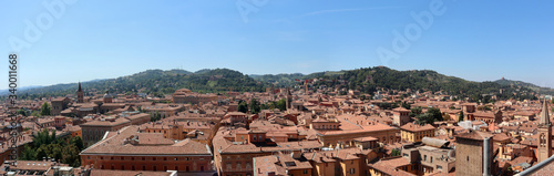 Photography Panoramic view of the hills around the city of Bologna
