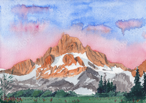 Bild auf Leinwand Ansel Adams Wilderness, California