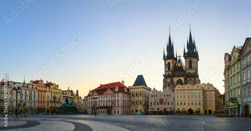 The main square of Prague's Old Town - Staroměstské náměstí - one of the Czech Republic's main attractions
