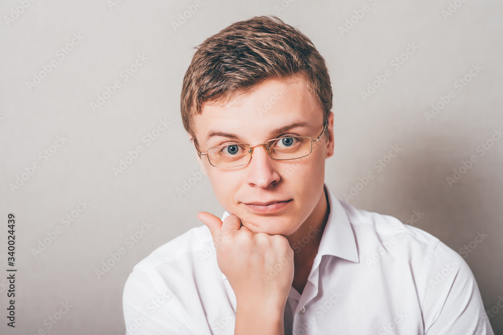 Man thinking of something Man thinking of something
