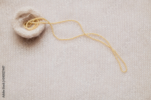 knitting texture of mohair © Maria Moroz