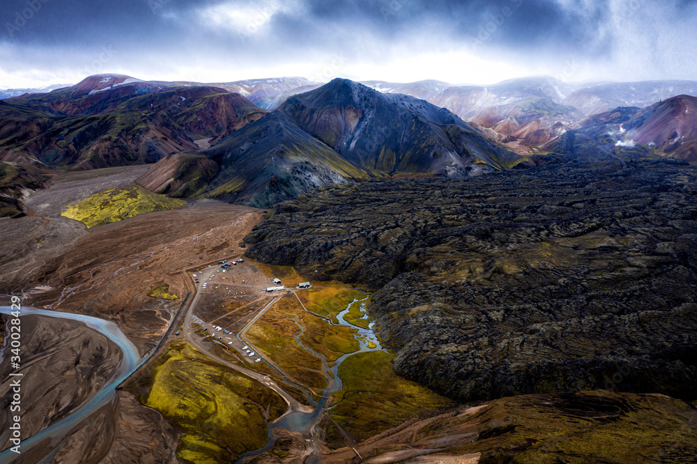 Islandia z lotu ptaka