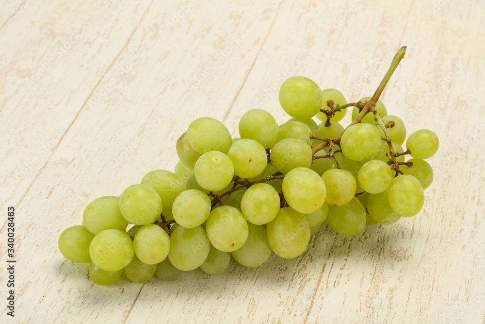 Sweet ripe Green grape branch Sweet ripe Green grape branch