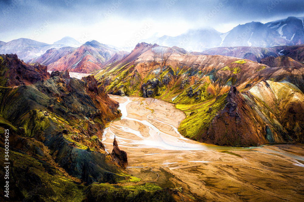 Islandia z lotu ptaka