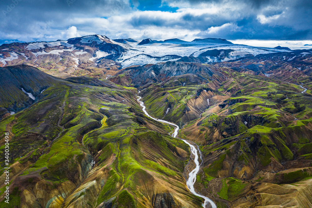 Islandia z lotu ptaka