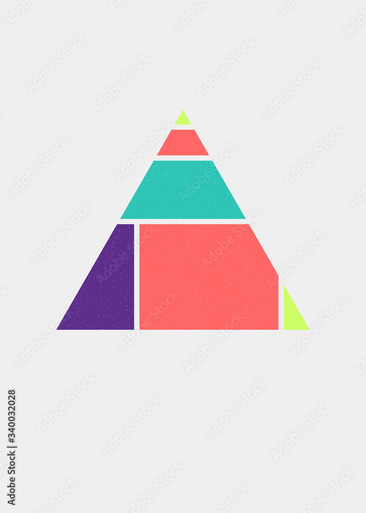 Mondrian style art colorful logo design illustration Mondrian style art colorful logo design illustration