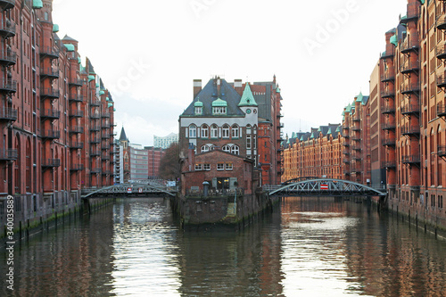 Hafencity quater in Hamburg, Germany 