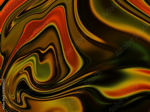 abstract fractal background with waves
