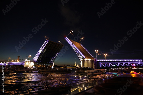 tower bridge at night