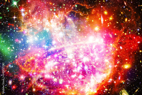 Fascinating galaxy with stars. The elements of this image furnished by NASA. © wowinside