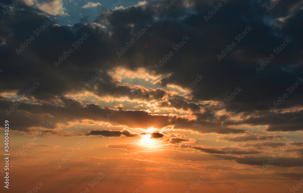 sunset in the sky sunset in the sky