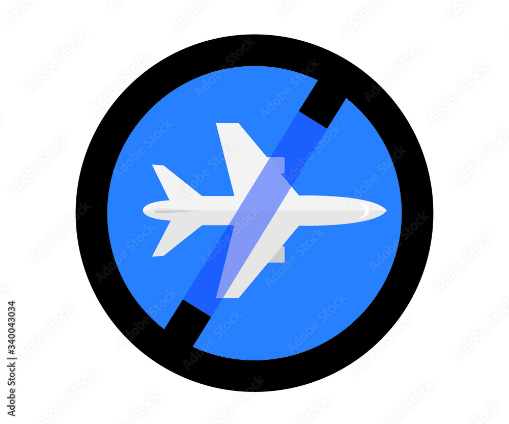 airplane travel is prohibited, Covid 19, 2019nCov, Coronavirus.