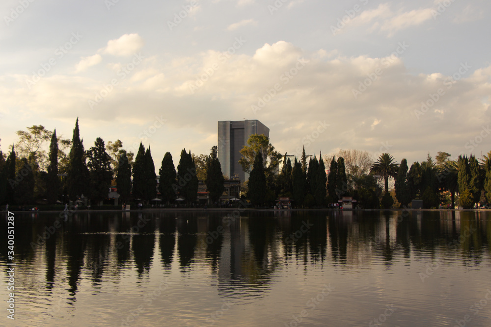 Chapultepec Park Part II : Reflections in the lake